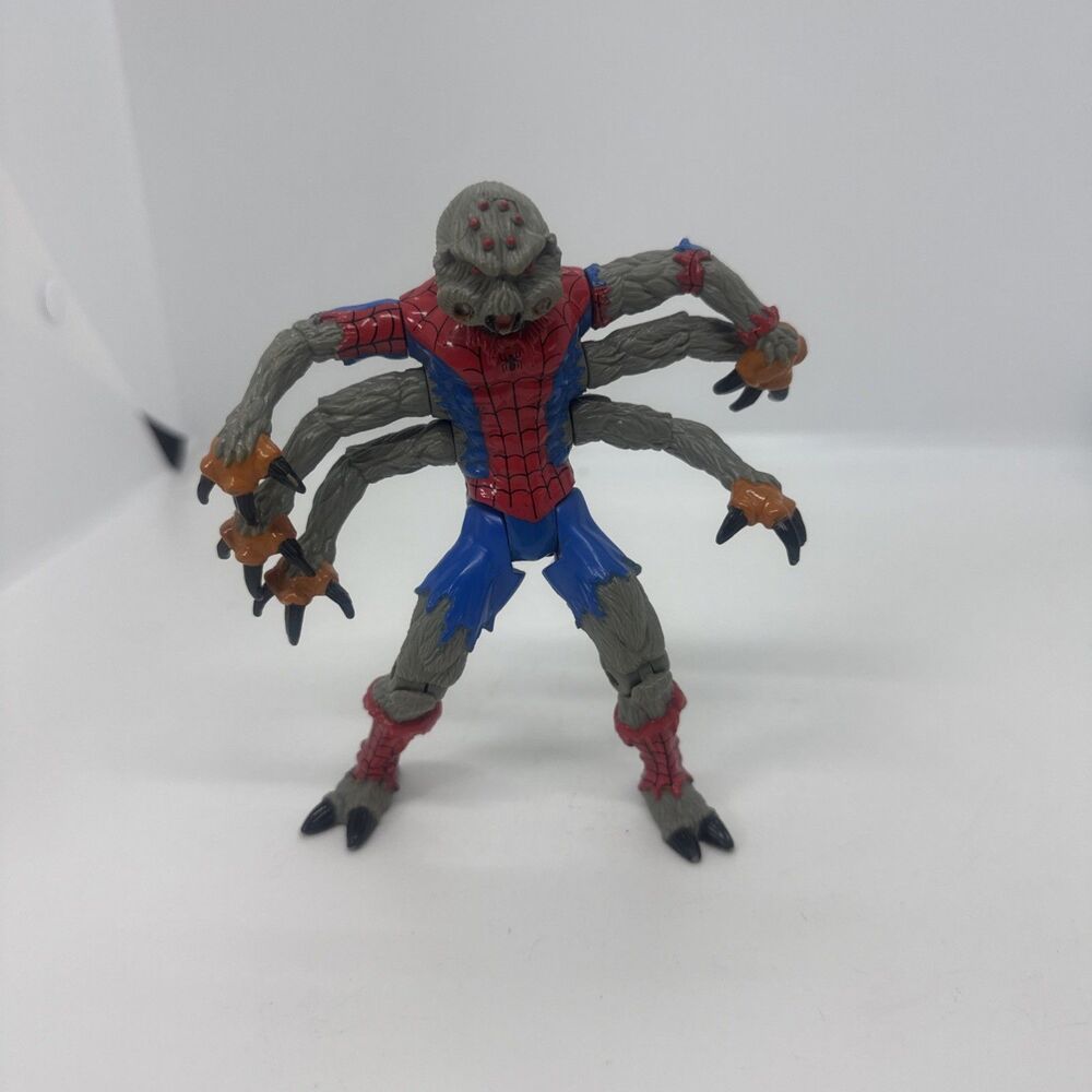 MANSPIDER Vintage 1995 Marvel Spider-Man 6 Arm Mutant Action Figure Toy Biz 5"